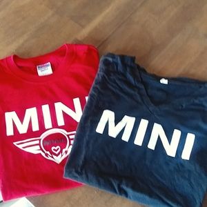 Ladies MINI Cooper custom made Tshirts